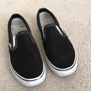 black slip on vans